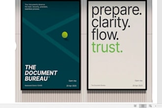 design swiss style modern posters, promotional eddm postcard