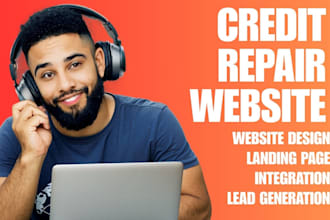 setup credit repair automations and build credit repair website