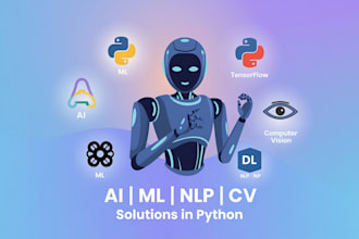 create ml, nlp, and computer vision solutions in python