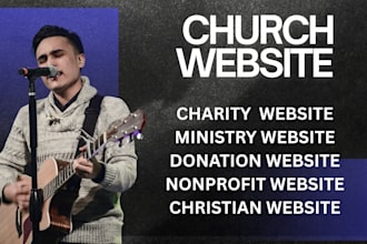 church website church charity website ministry website church flyer donation