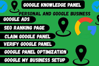 create standard and approve google knowledge panel for personal or company