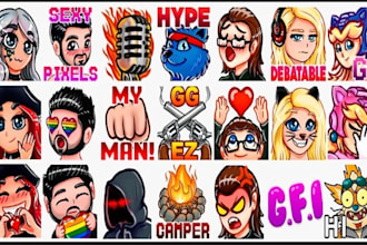 create stunning twitch and discord animated emote that bring your stream to life