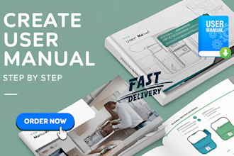 design urgent user manual training manual instruction manual for your product