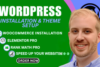 do wordpress installation, hosting cpanel, website speed optimization SEO