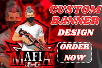 do custom twitch logo and banner design for your channel