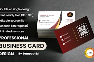 design modern editable business card template fast delivery