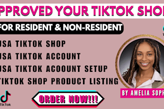 set up tiktok shop USA set up tiktok USA account USA tiktok shop manage tiktok