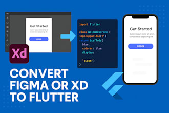 convert figma to flutter or xd to flutter