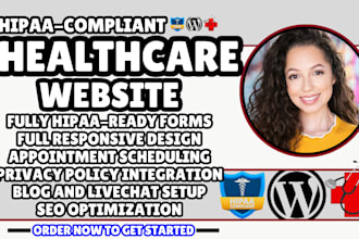 healthcare hipaa compliant website medical website doctor website clinic website