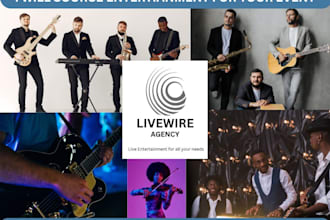 book a vocalist, band, or variety act for your venue