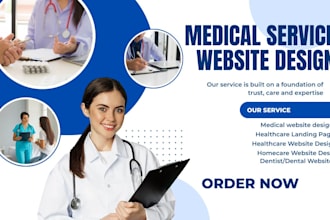 design redesign medical healthcare homecare hospital elderly care website
