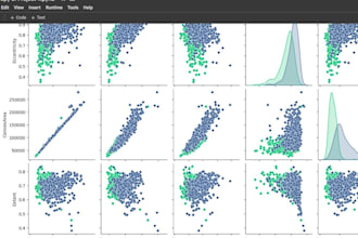 do data classification, clustering,sentiment analysis tasks