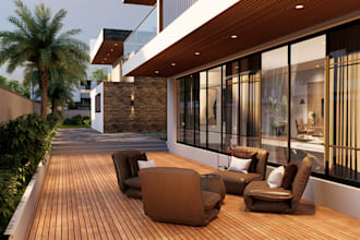 do garden design, 3d landscape, patio, beach hut design, backyard, pool