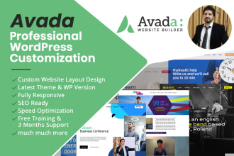 design stunning wordpress website, avada theme customization