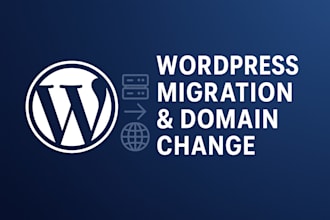 migrate wordpress website to new host, change domain name