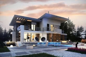 do house interior design, apartment building, interior design, kitchen, bathroom