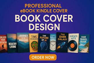 design ebook cover, amazon kindle book cover, kdp cover