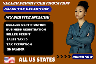 get your seller permit, sales tax id and tax exemption in any US state