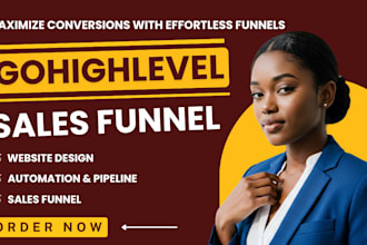 be your gohighlevel virtual assistant, ghl website and ghl sales funnel design