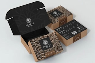 do product packaging box design, box design, mailer box subscription box with 3d