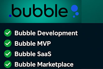 develop bubble io website, bubble mvp, bubble io, bubble app, bubble developer