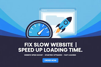 fix shopify slow website, speed up website, improve landing page, boost seo