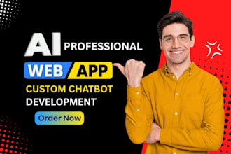develop ai chatgpt mobile app or website ai saas app ai chatbot ai software
