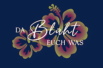 do eye catchy floral, garden, flower shop or farm logo and any graphic design