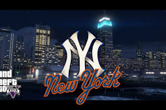 create a premium fivem NYC or liberty city server with 120 custom mlos