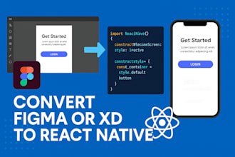convert figma to react native or xd to react native