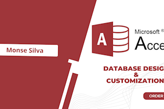 create a ms access database for you