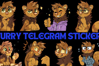 furry telegram stickers, crypto stickers discord sticker fursona sticker packs