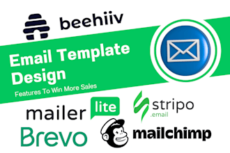 create HTML email template on stripo beehive brevo mailerlite, mailchimp