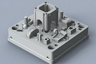 make 3d print design 3d molding cad design injection mold