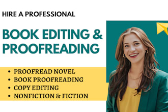 proofread novel book proofreading copy editing nonfiction fiction manuscripts