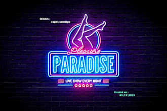 trun your product into stunning neon artwork in just 12 hour