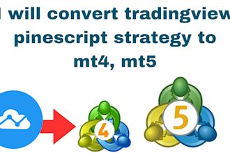 convert tradingview pinescript strategy to mt4, mt5
