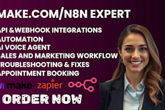 zapier make com vapi ai webhook n8n retell ai calling agent ghl automation