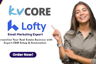 setup kvcore automation idx website lofty CRM chime reireply