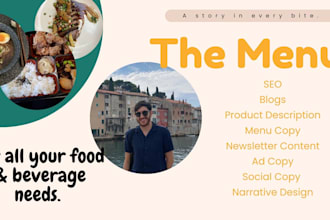 write content that tells your food brand story