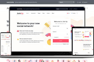 build membership subscription website lms online forum social community website