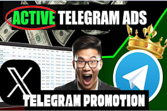 crypto forex telegram ads twitter x marketing pump fun promotion telegram promot
