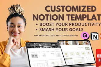 create a custom notion productivity dashboard tailored to your workflow