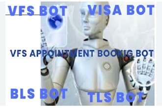 create vfs bot for booking vfs global appointment tls bot bls bot visa booking