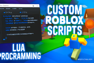 create custom roblox scripts and lua code for your game