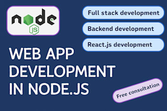 develop a fullstack website with reactjs nodejs and mongodb