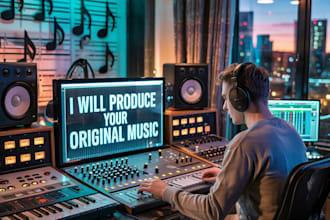 be your acoustic male vocalist guitarist to produce you custom country val song