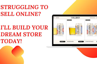 build your ecommerce website or ecommerce online store