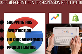 fix google merchant center reactivation suspension shopping ads product listing