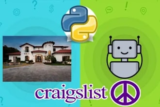 develop craigslist bot, uber bot, zifty bot, spark bot, and auto listing bot